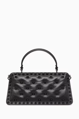Small rockstud top handle bag discount