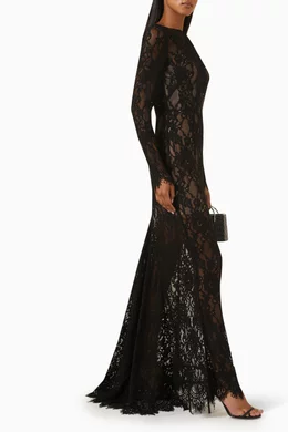 long maxi dresses for weddings Orla| Lace Wedding Dress L / Ivory / Chai main image 1