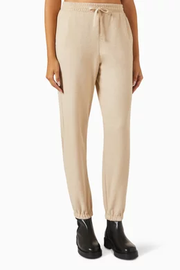 ボトムスその他 Weekend Max Mara Beige polyester blend Elis joggers Weekend Max Mara Elis joggers in polyester blend | The