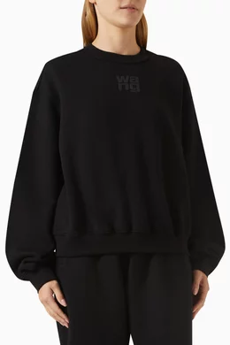 Alexander wang logo sweatshirt sales
