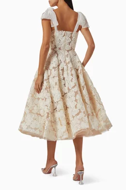bronx and banco sabrina embroidered a line midi dress Buy White Floral-embroidery For Women Online A-Line/Princess One-Shoulder Sleeveless Floor-Length Maternity Dress For Photo Shoot Color:Royal Blue/Multi