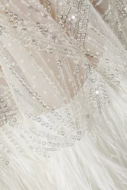 karina grimaldi garda beaded dress Brittany Beaded Faux Pearl Mini Dress main image 0