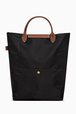 Buy Longchamp Black Medium Le Pliage Tote Bag in Canvas For Women Online Ounass Saudi