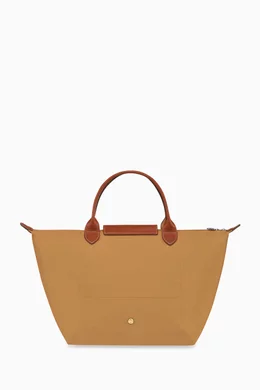 Buy Longchamp Brown Medium Le Pliage Original Bag in Canvas For Women Online Ounass Saudi