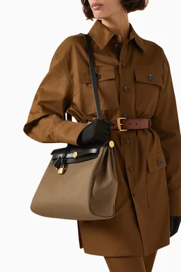 Buy Hermès Pre-Loved Brown Unused Herbag 31 in Vache Hunter - Main Image