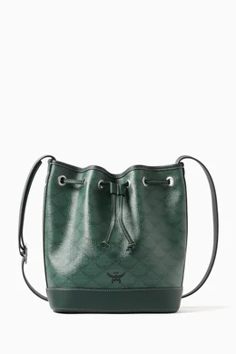 Mcm drawstring medium black clearance