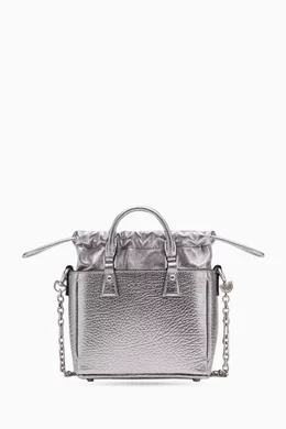 Maison margiela '5AC tote horizontal' handbag Gray グレー Maison Margiela 5ac Tote Horizontal Handbag In Gray | ModeSens