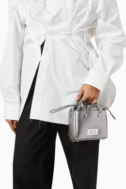 Buy Maison Margiela Grey 5AC Horizontal Tote Bag in Metallic