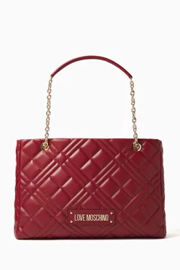 Love moschino quilted tote bag online
