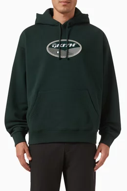 Buy Kith Green x Taylormade Fairway Nelson Hoodie in Cotton Fleece 