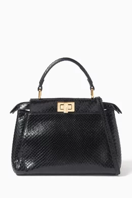 Fendi peekaboo python new arrivals