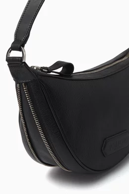 【関税＆送料込み】Tom Ford Crescent Leather Bag TOM FORD Crescent Leather Shoulder Bag | Black | FARFETCH