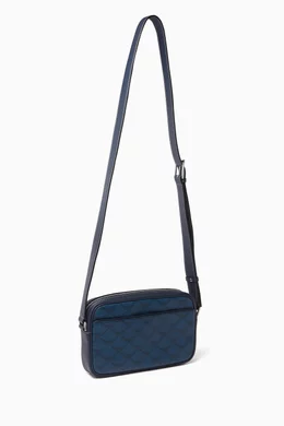 Mcm navy blue crossbody top