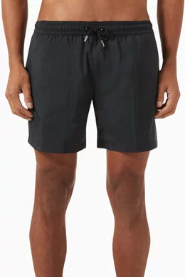 Buy The Resort Co Black Classic Swim Shorts For Men Online Ounass Saudi