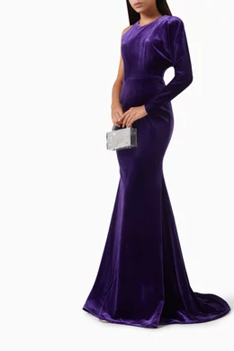 open lace back dress Long Sleeve Tucked Dress in Lace – Alex Perry main image 1