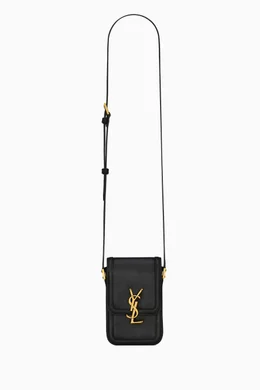 【送関込】Saint Laurent☆Leather Solferino Bag Buy SAINT LAURENT Black Mini Solferino Bag in Smooth Leather