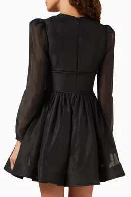 eden structured mini dress Zimmermann EDEN STRUCTURED MINI DRESS - 0845DF242DBL