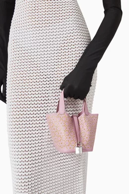 Buy Hermes Pre Loved Pink Unused Picotin 14 Bag in Swift Leather For Women Online Ounass Saudi
