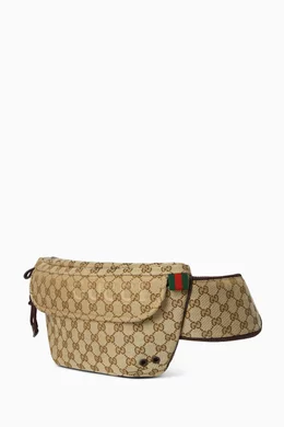 Buy Gucci Brown Small GG Belt Bag in Canvas For Men Online Ounass Saudi