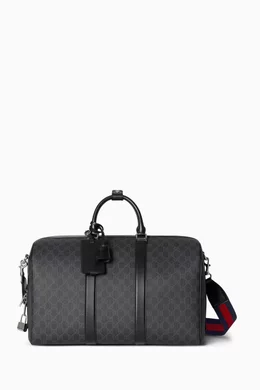 Buy Gucci Black GG Duffle Bag in Canvas For Men Online Ounass Saudi