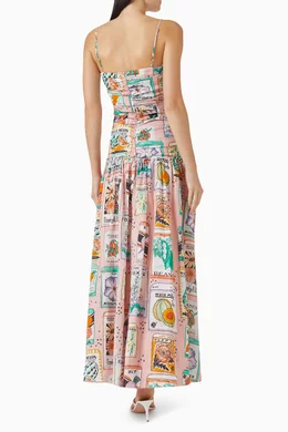 blue beaded maxi dress Elaine Chiffon Beaded Maxi Dress - Sky Blue