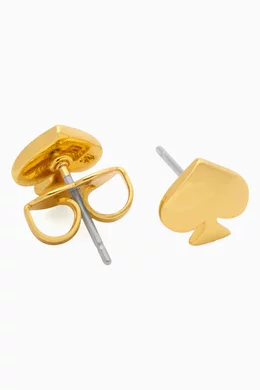 Buy Kate Spade New York Gold So Spade Stud Earrings in Plated