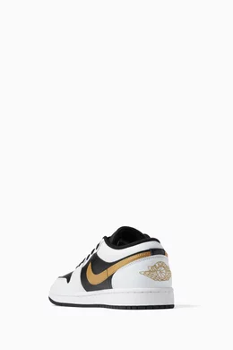 Jordan 1 gold swoosh sales