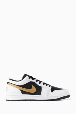 Jordan 1 gold swoosh sales