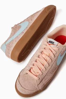 Women's blazer suede low-top sneakers top
