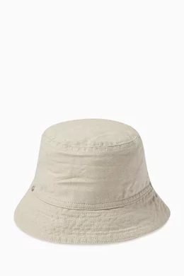 Buy Carhartt WIP Neutral Walter Bucket Hat in Cotton-linen
