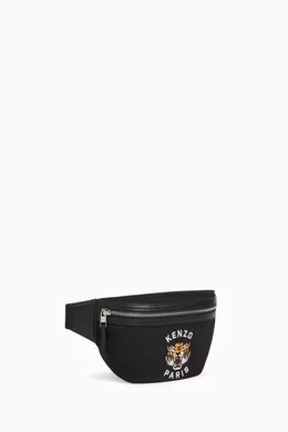 Buy KENZO Black Varsity Logo Belt Bag For Men Online | Ounass Saudi