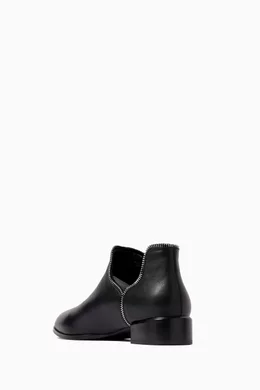 Buy Senso Black Bailey VII Ankle Boots in Leather For Women Online Ounass Saudi