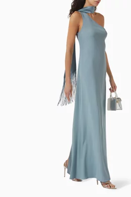 Buy Taller Marmo Blue Caroline Maxi Dress For Women Online | Ounass Saudi