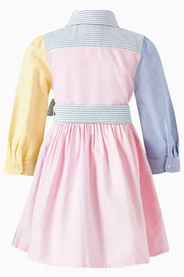 Polo ralph lauren colour block shirt dress top