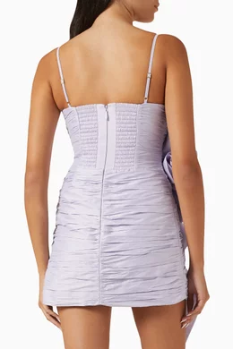 strapless open back dress Sydney Bodycon Maxi Dress Lilac | Wedding Guest Dress | Bodycon