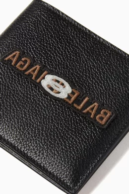 Men Wallet Balenciaga Cash Wallet Buy Balenciaga Black Cash Square