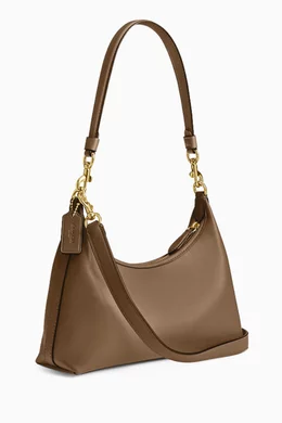 Buy Coach Brown Juliet Shoulder Bag in Glovetanned Leather For