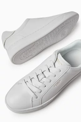 Buy Coach White High Line Sneakers in Leather For Women Online Ounass Saudi