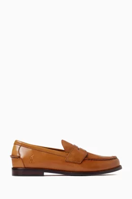 Brown polo loafers online