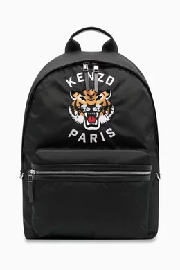 Buy KENZO Black KENZO Varsity Embroidered Backpack For Men Online Ounass Saudi