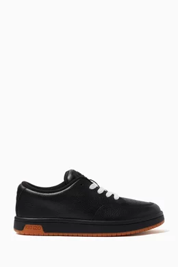 Kenzo Sfs Kenzo 920 Df Black Leather Sneakers Kenzo Vitkac Italy