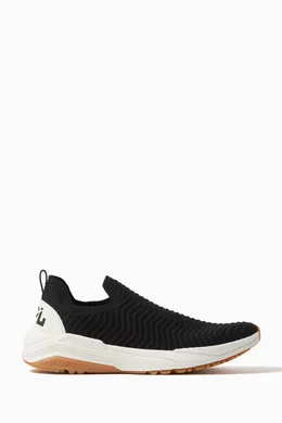 Buy APL Athletic Propulsion Labs Black Traveler Slip on Sneakers in TechLoom For Women Online Ounass Saudi