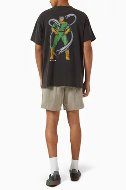 Buy Kith Black x Marvel Doc Ock Vintage T-shirt in Cotton