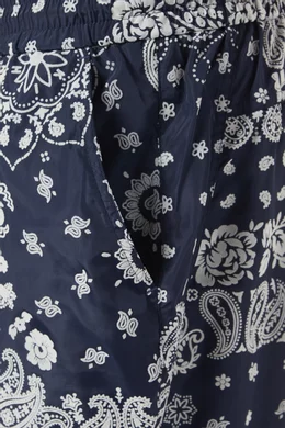Buy Kith Blue Flocked Deconstructed Bandana Mercer 8 Pants For Men Online |  Ounass Saudi