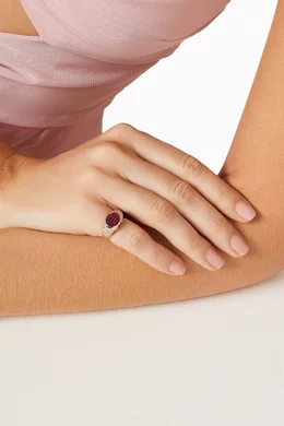 Diamond Ring Gold Ring Design For Little Finger Buy Rainbow K Red