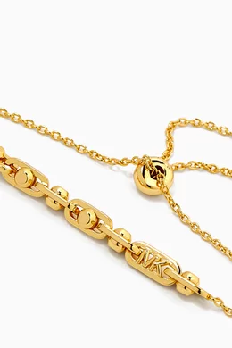 Buy Michael Kors Gold Astor Link Bracelet in 14kt Gold-plated