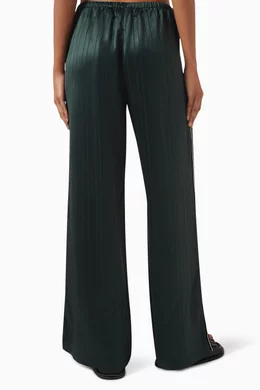 ★24AW 新作★Kith Women Florin Satin Tearaway Pant Kith Women Florin Tearaway Pant - Black