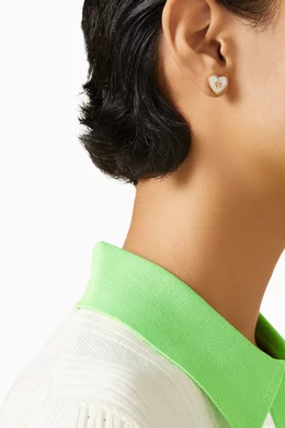 Tory burch heart earrings hot sale