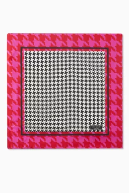 Buy Kate Spade New York Neutral Houndstooth Bandana in Silk For