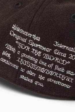 Buy thisisneverthat Brown N Felt Applique Cap For Men Online